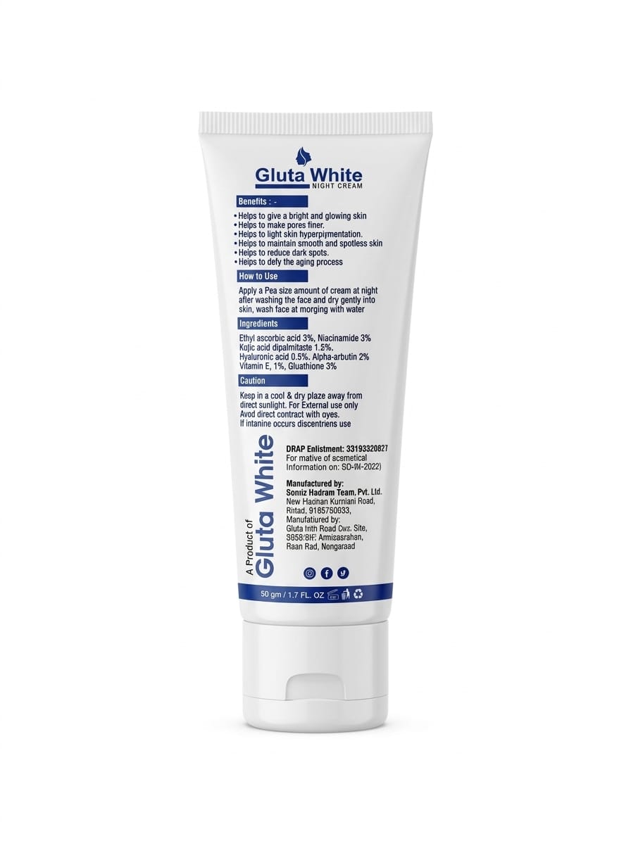 Gluta White - Advanced Night Cream (50g)