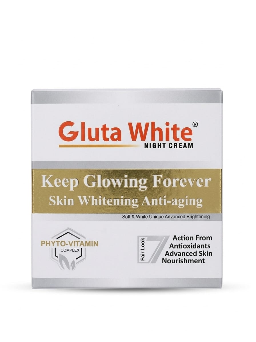 Gluta White - Night Cream  (50g Jar)